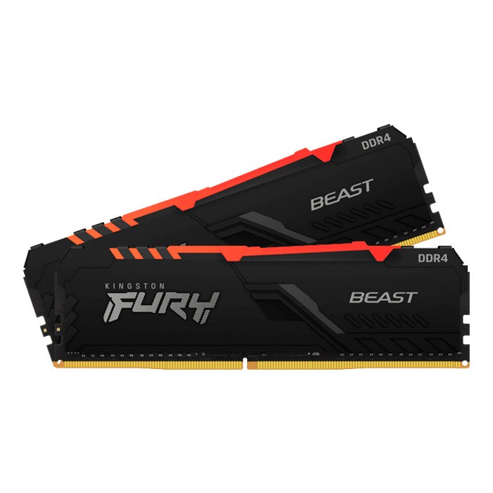 Kingston HyperX Fury Beast RGB 16GB (2x8GB) DDR4 3200MHz