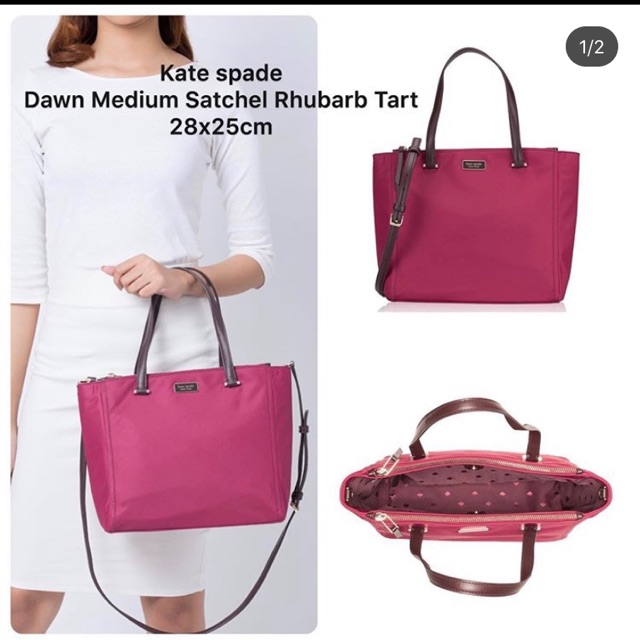 Tas kate spade original - kate spade dawn medium satchel rhubarb