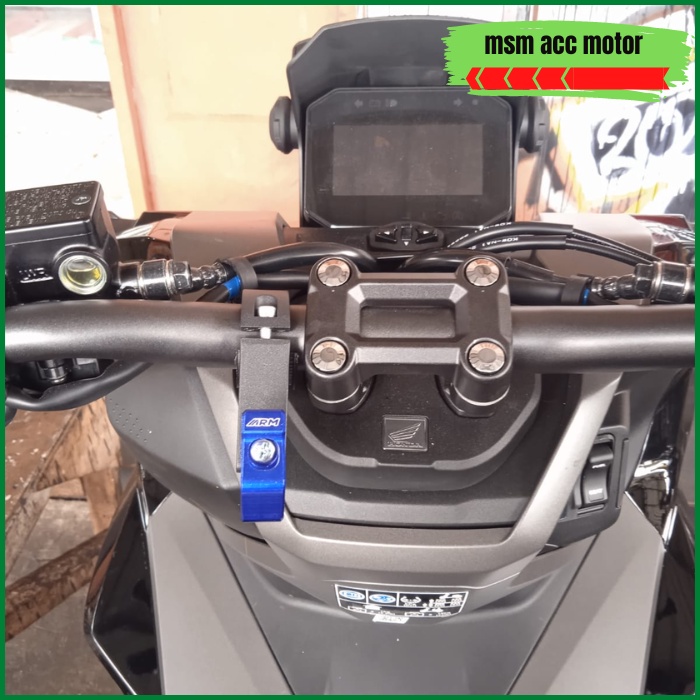 Breket + Gantungan Barang Motor Adv Pcx 150 160 ARM Premium