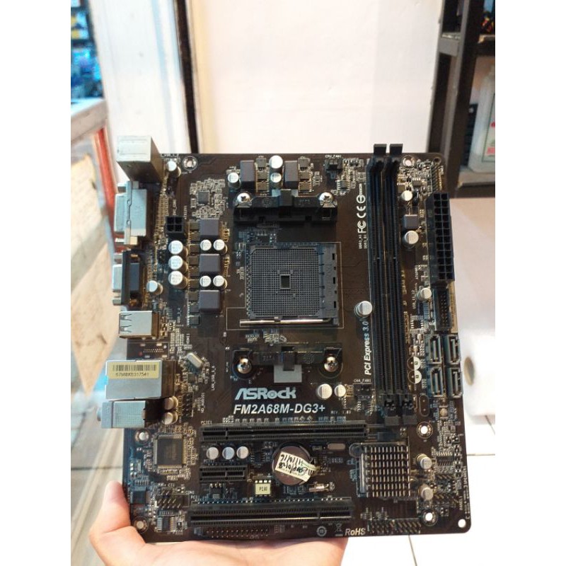 mobo amd asrock a68 + x4 845