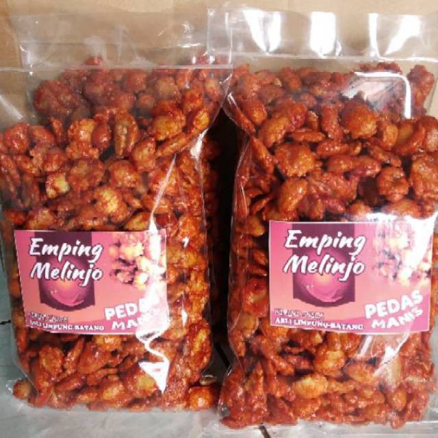 

FREE ONGKIR EMPING MELINJO MANIS DAN PEDAS 1/2KG SUPER QUALITY ASLI PRODUKSI LIMPUNG-BATANG