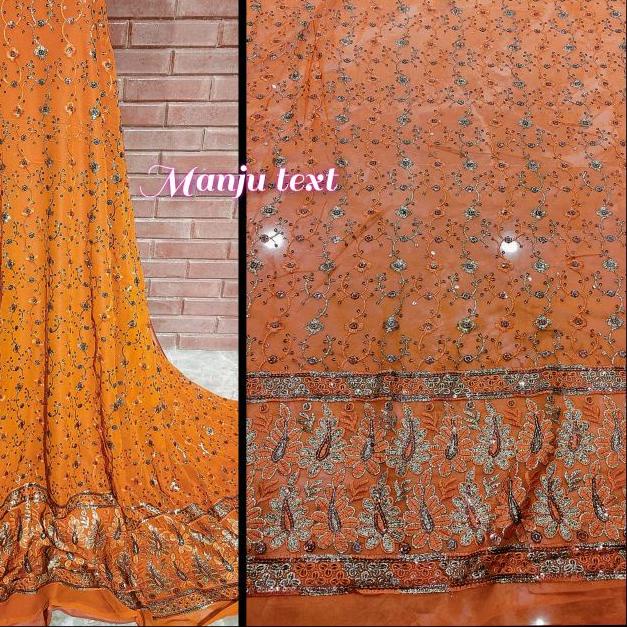 ✧ Kain Sari India / bahan Sari India TERBARU ➴