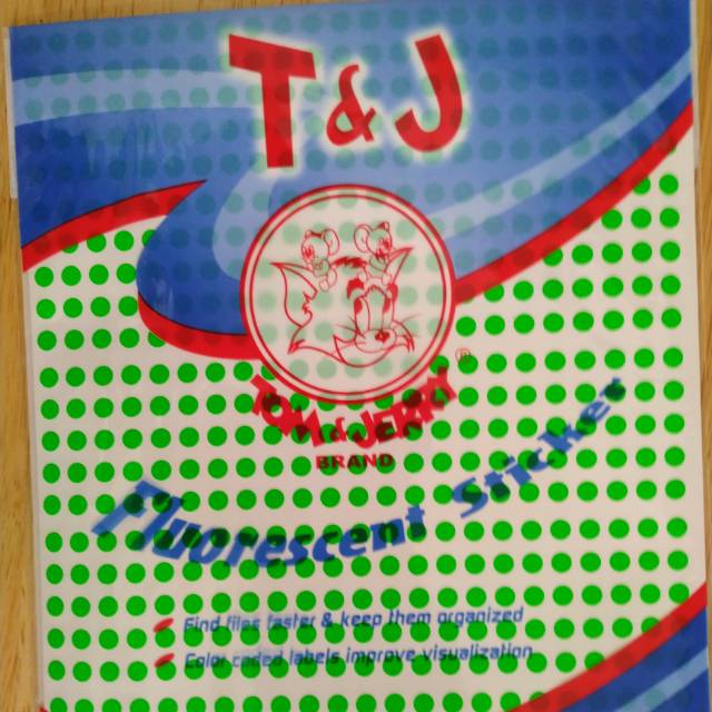 

Color Dot labels Tom and Jerry T&J 96 (8mm)