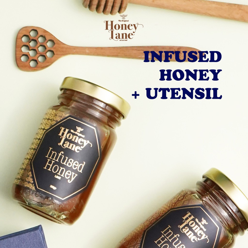 

Infused Honey with Utensil