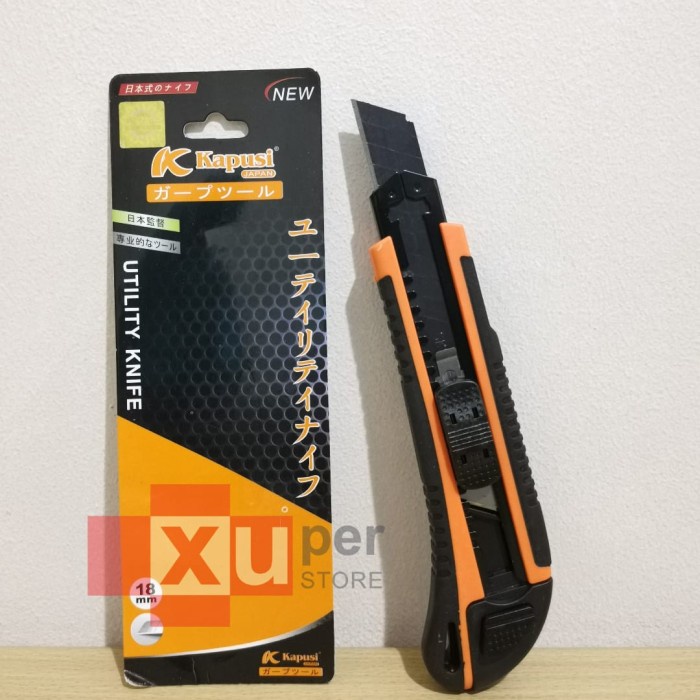 

Produk Pisau Cutter Kapusi + 3 Mata Pisau - Japan Tech K-8747 Terbatas