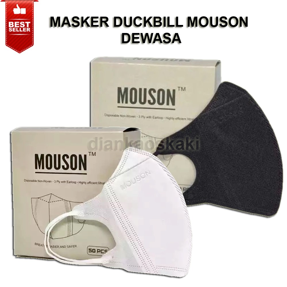 MASKER DUCKBILL MOUSON EARLOOP DEWASA