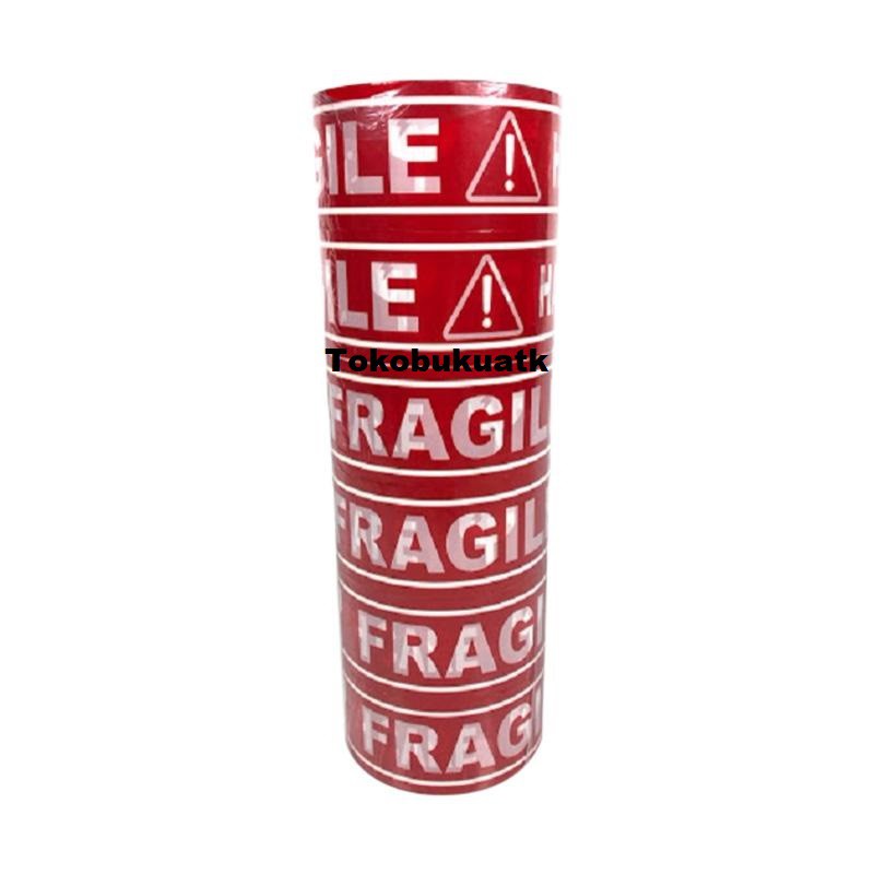 

Lakban Fragile Warna Merah ukuran 2 Inch