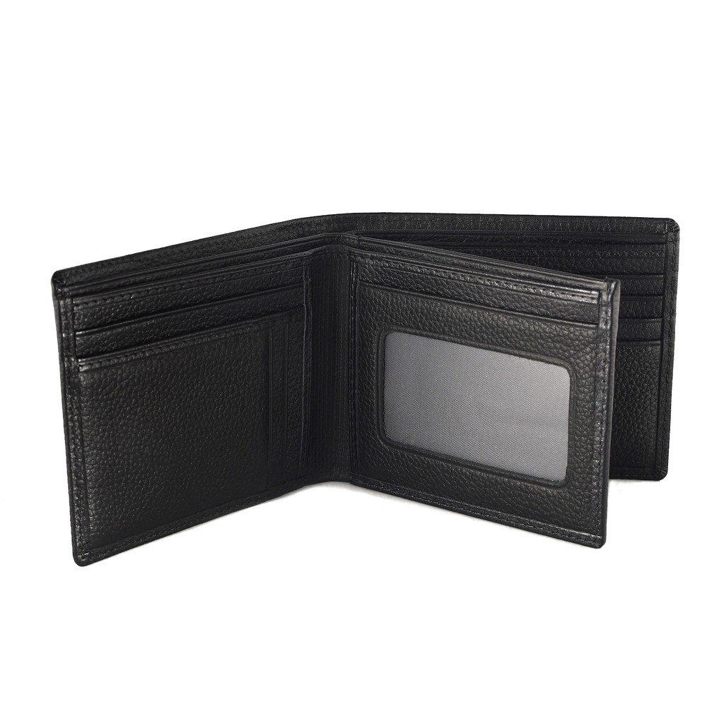 TOKOKOE - Dompet Pria model Tidur bahan Kulit Premium Dompet Lipat - David Jones 211 Black