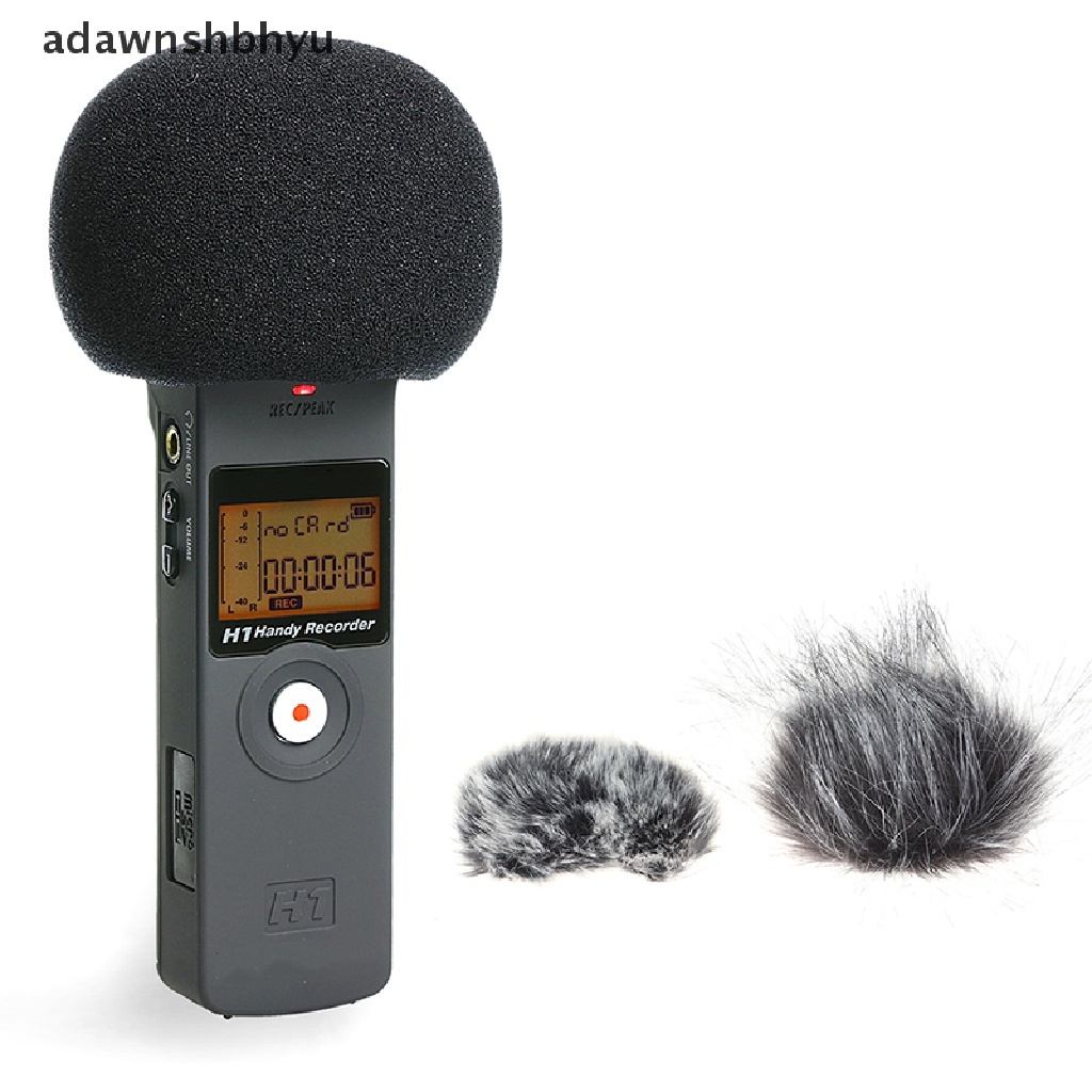 Adawnshbhyu Furry Windscreen Muff Cover Busa Microphone Windproof Cover Untuk Zoom H1 H1N