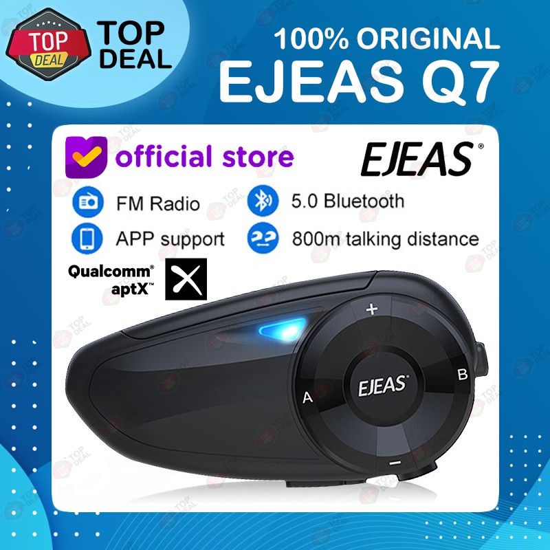 EJEAS Q7 bluetooth radio FM intercom helm 7 riders helmet alt V6 PRO | EJEAS V6 PRO | INTERCOM IT E1