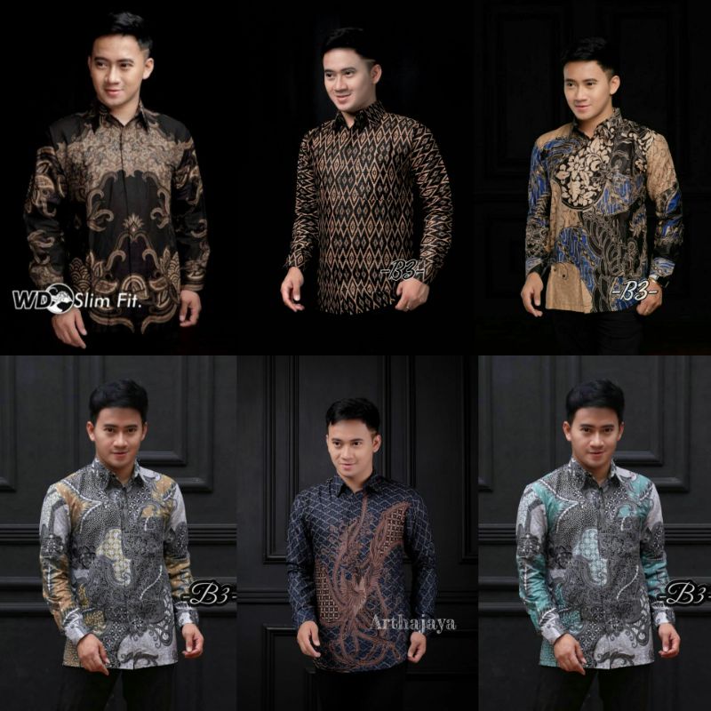 BATIK PRIA BORDIR SOGAN HRB026 BATIKAF NOTOARTO BATIK IPNU-IPPNU HEM PRIA