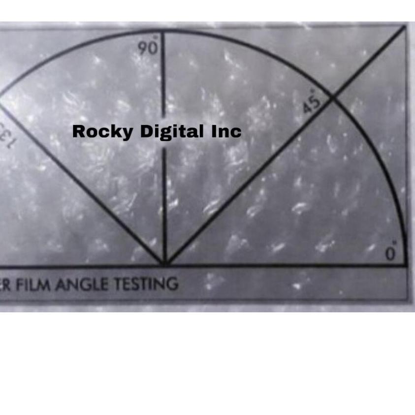 ➥ Alat Ukur Derajat Polaris - Polarizer Film Angle Testing - rare item mengukur sudut polariz ►