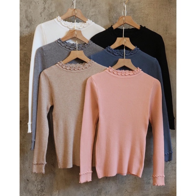 Mizzo Knit ( stretch ngaret tebal adem ) bisa buat daleman