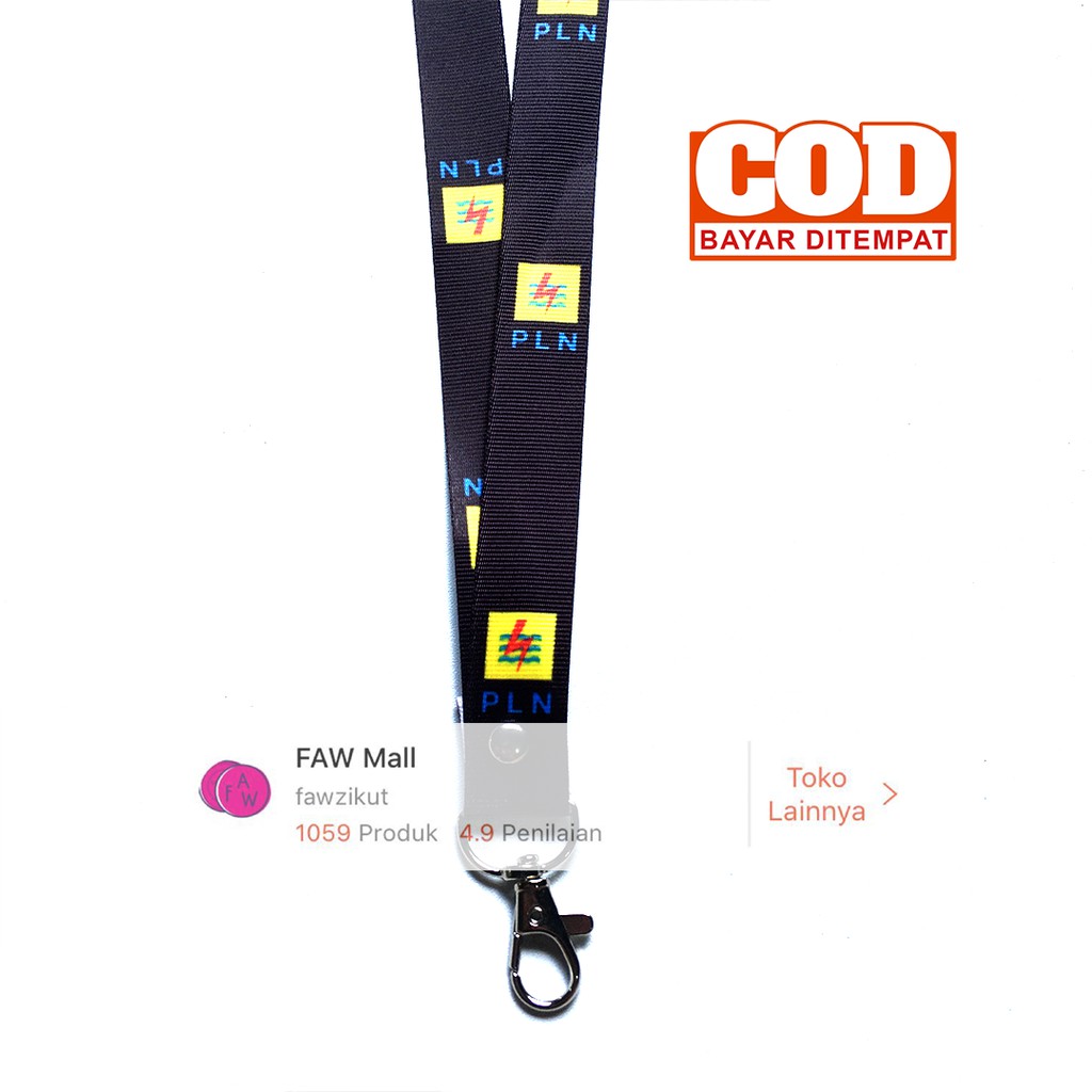 

Landyard PLN BUMN / Tali ID CARD (COD)