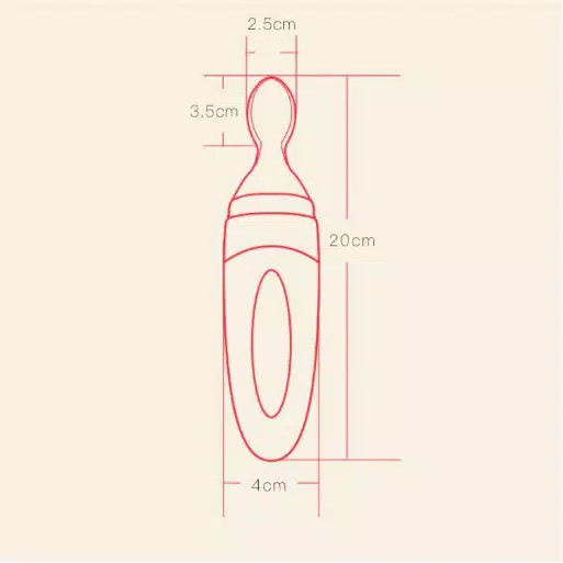 Sendok Makan Bayi MPASI Botol Sendok MPASI Botol Silicone Baby Feeding Bottle Spoon SENDOK BOTOL
