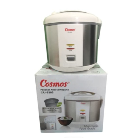 Cosmos Rice Cooker Magicom 2 Liter Stainless Steel CRJ-9303 2L GARANSI