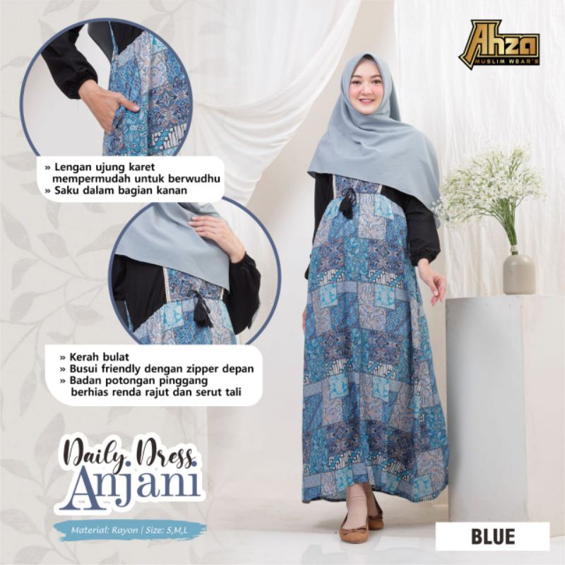 GAMIS AHZA  ANJANI |XANADU | MAROON | CARAMEL| BLUE