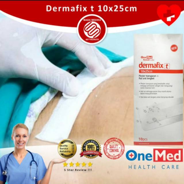 Dermafix 10x25cm onemed plester luka operasi isi 10