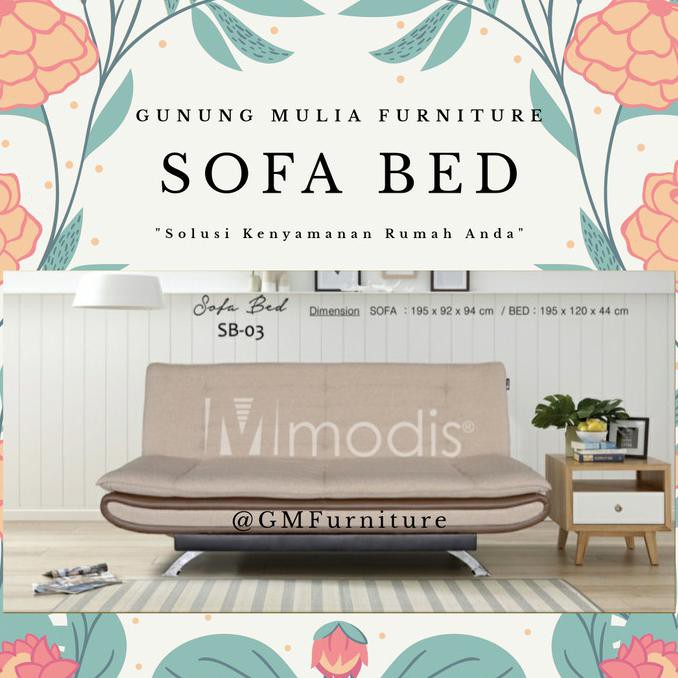 Hanya Disini] Sofa Bed Murah - Sofa Bed Multifungsi Medan - Sofa Bed Modis Sb-03