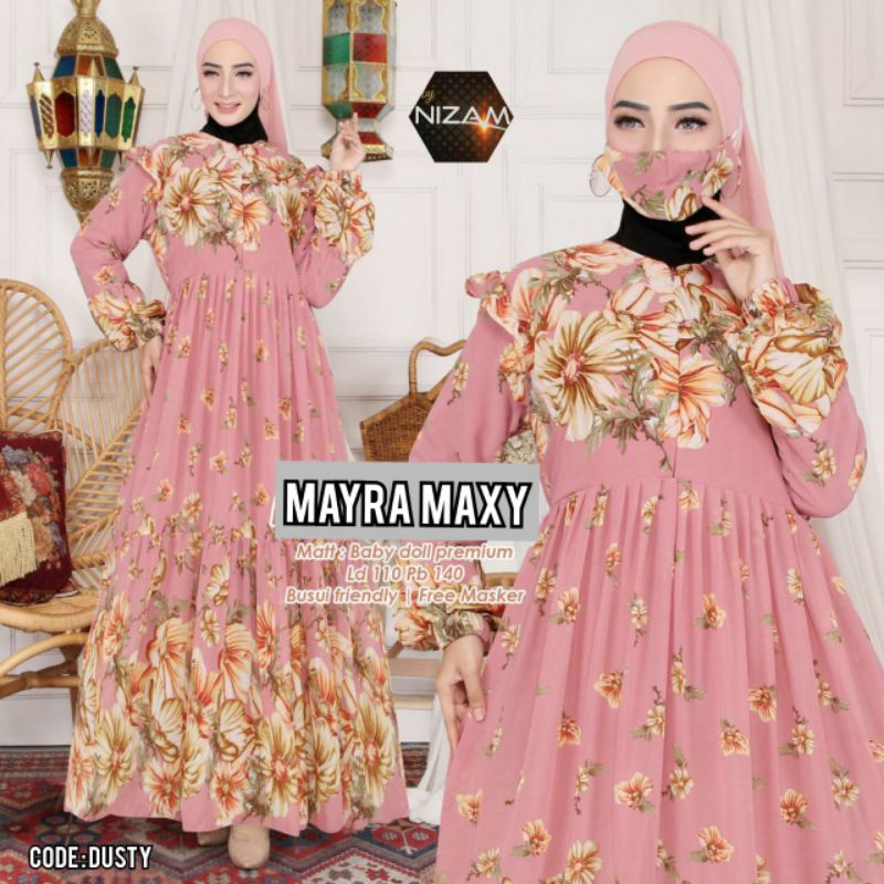 Anindya Mayra Maxy Gamis original Nizam