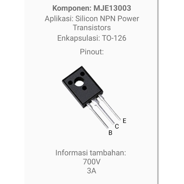 Transistor 13003 mje13003 ORIGINAL