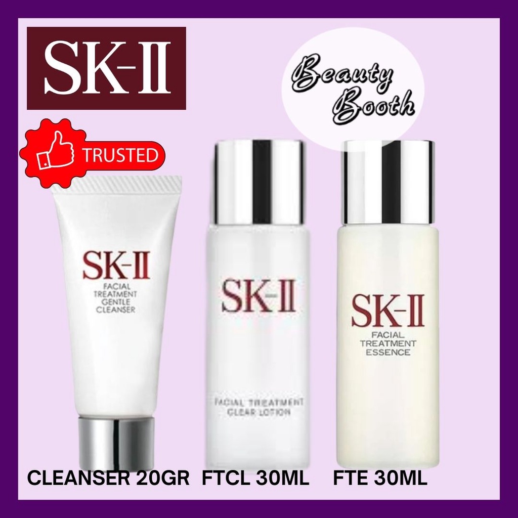 SK-II SKII SK2 FTE 30ml + FTCL 30ml+  Cleanser 20gr