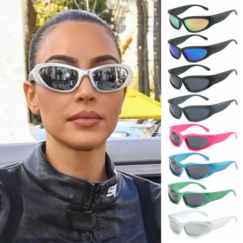 Lily Polarized Sunglasses Vintage Bersepeda Steampunk Eyewear Shades