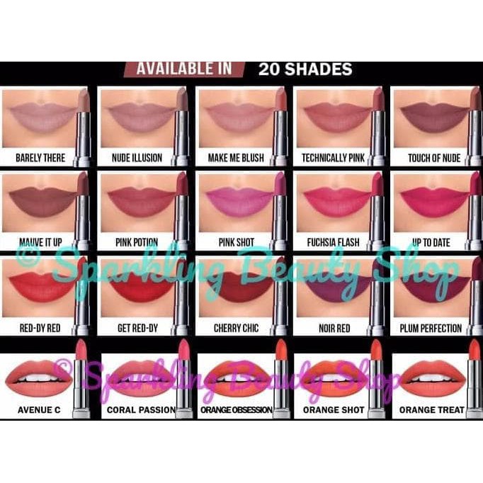 Dijual Lipstick Maybelline Powder Matte Lipstik Maybeline The Powder