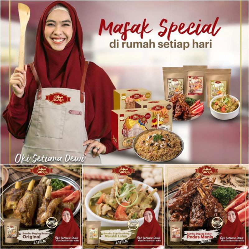 Bumbu Daging SAHLA Daging Bakar Original Pedas Manis Bumbu ...