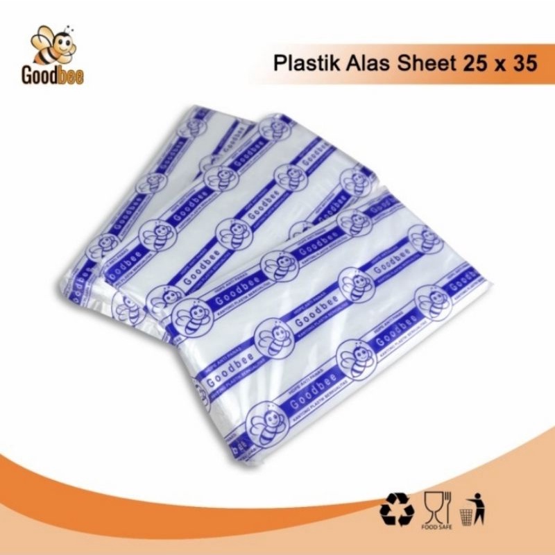 Goodbee hd sheet 25 x 35 cm - Plastik Alas Makanan Sheet 25x35cm - 4 PACK