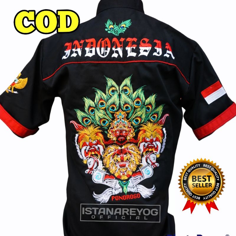 HEM REOG BORDIR LIMITED EDITION / BAJU REOG / KEMEJA BORDIR / PENADON BORDIR