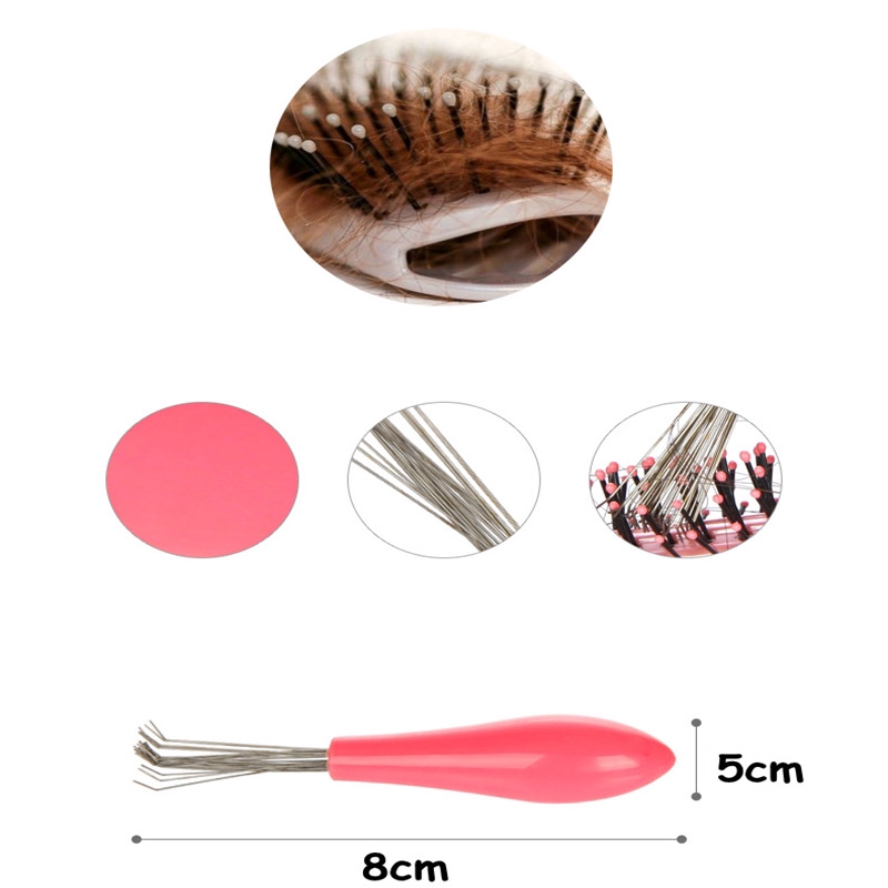 Convenient Mini Comb Hair Brush Cleaner Embedded Tool