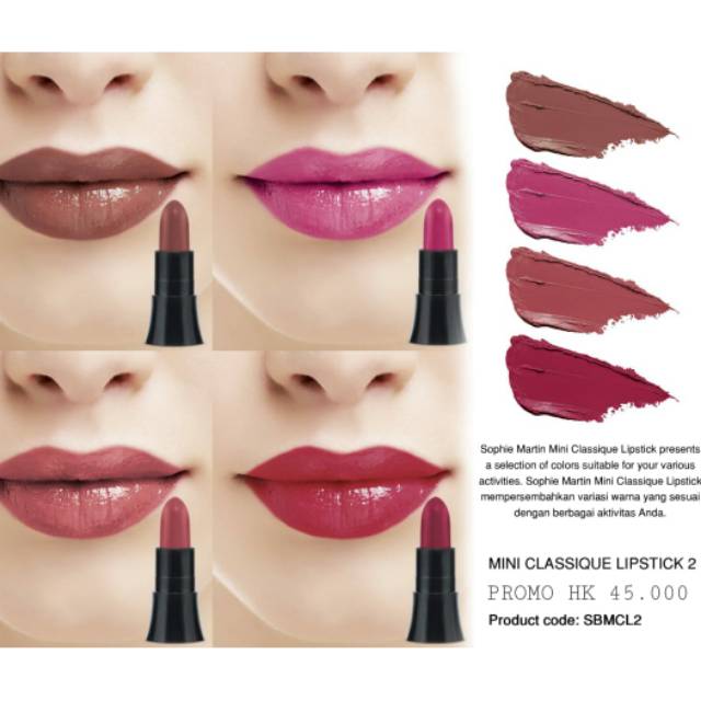 PROMO MINI CLASSIQUE  LIPSTICK Glossy Sophie Paris