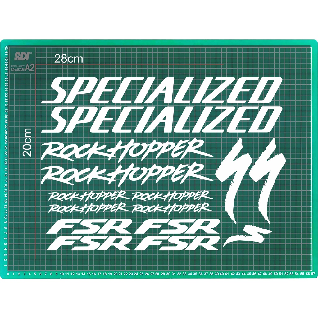 sticker specialized rockhopper/cutting sticker frame sepeda/sticker sepeda