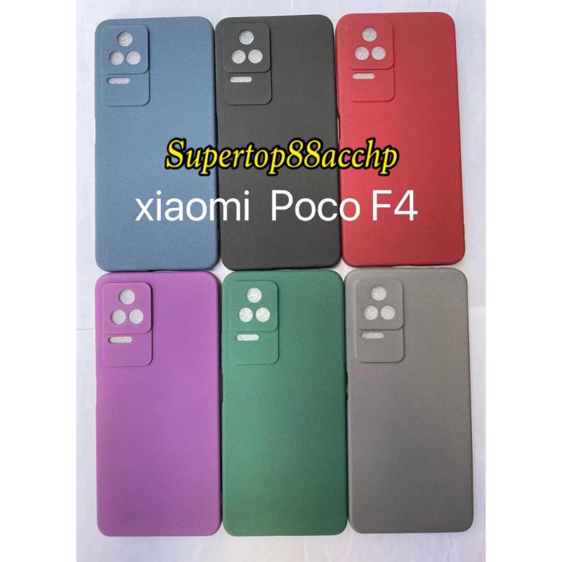 Xiaomi Poco F4 Casing Soft Case Silikon Sandstone Anti Slip