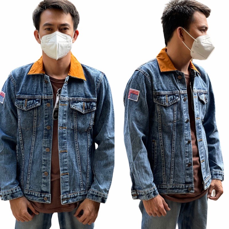 Jaket Jeans Denim Dilan 1990 - Hitam / Bioblitz / Biowash / Biru Dongker