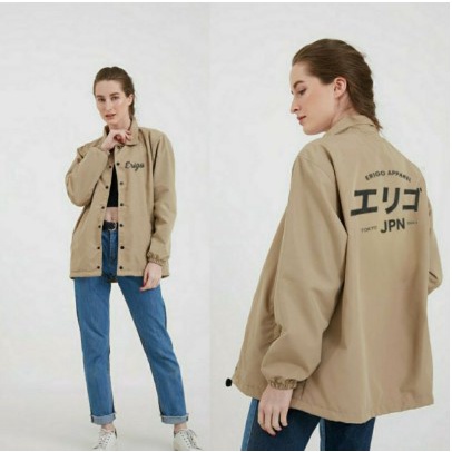 Coach erigo Jacket remaja Apparel NAGA jepang jaket pria wanita jacket murah distro remaja kekinian terbaru jeket perasut-7