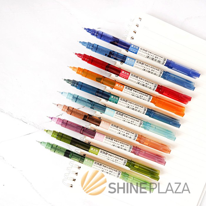 

DS Needle Point Liquid Ink Pen 0.5mm - Pulpen Bolpen Pena Gel Warna 0,5 mm