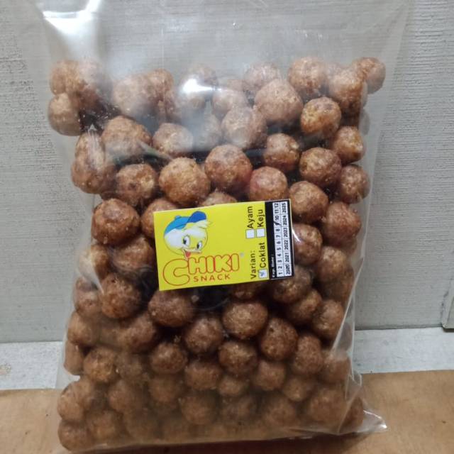 

Snack kilo CHIKIBALL COKLAT 200GR SNACK ORIGINAL AGEN BEST SELLER chikibol