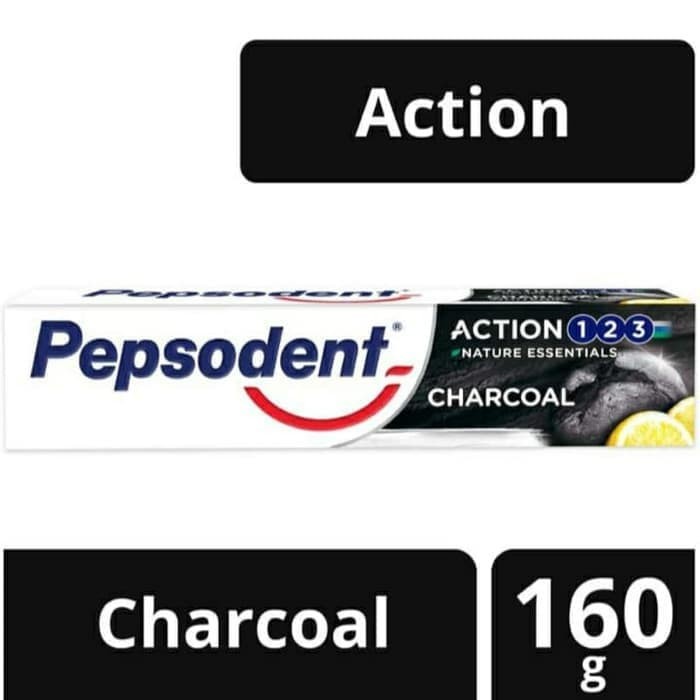 PEPSODENT Action 123 Pasta Gigi Charcoal - 160gr