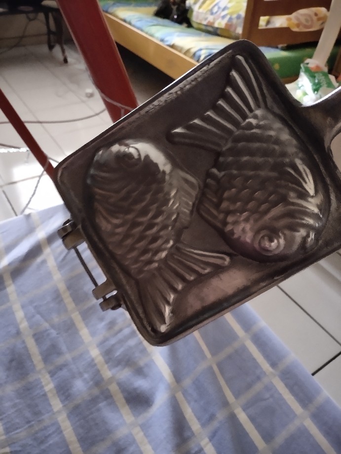 Cetakan Kue Waffle Motif Ikan Taiyaki Bungeoppang Korean Pan