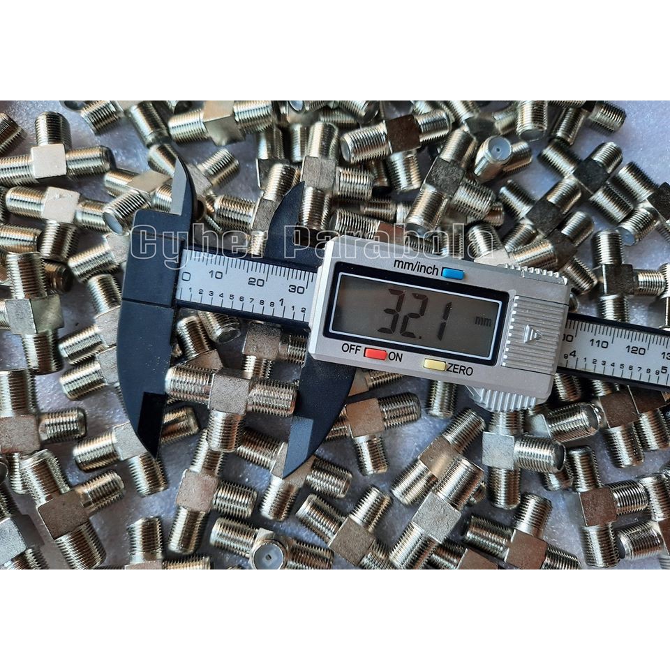 Konektor T Sambungan Splitter Parabola Antena LNB