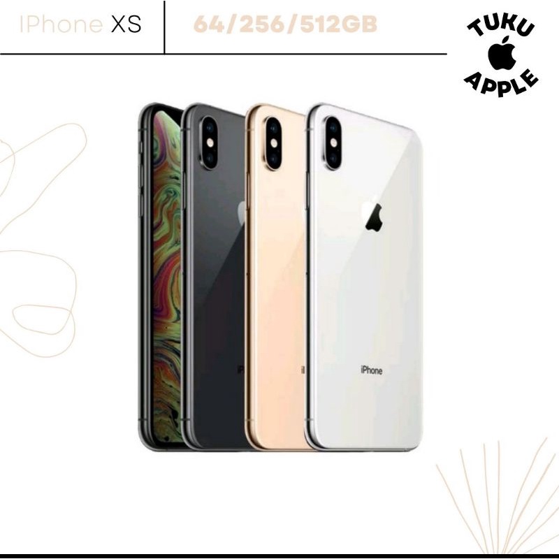 Iphone XS 256GB Silver / Grey Second Original