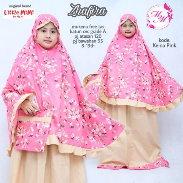 MUKENA ANAK ZAFIRA FREE TAS