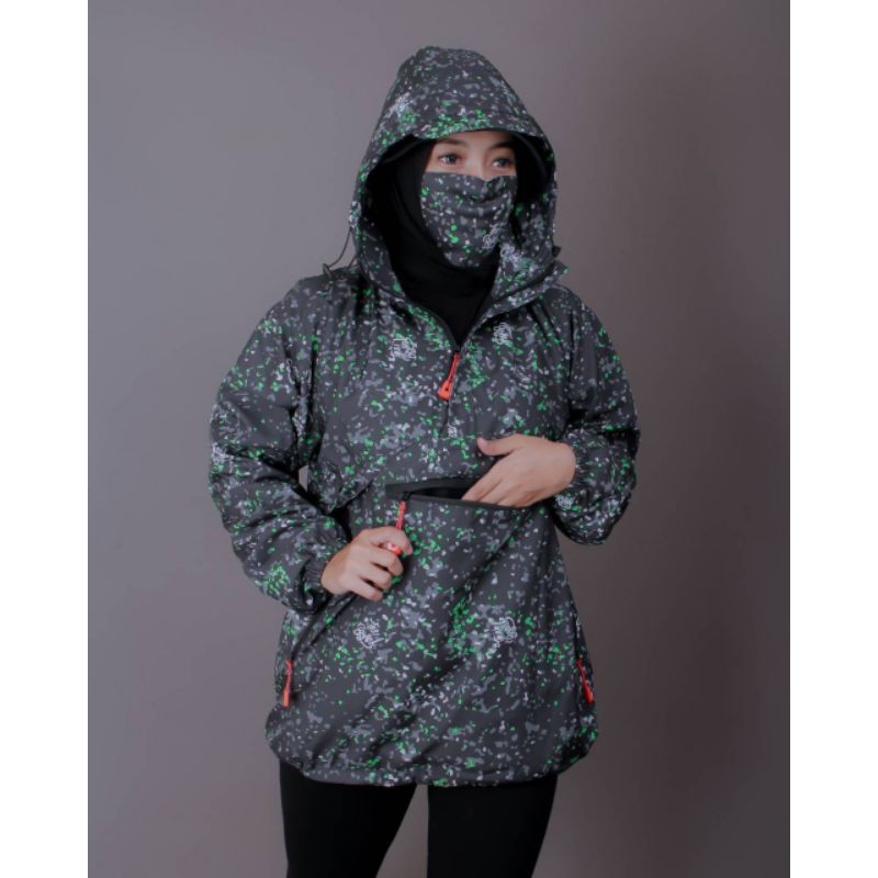 GRATIS MASKER JAKET CAGOULE PRIA UNISEX SUBLIME FULL PRINTING - JAKET WATERPROOF GUNUNG ANTI AIR