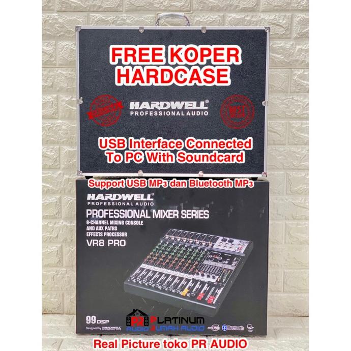 Mixer Audio Hardwell Vr 8 Pro / Vr 8Pro / Vr8Pro (Original) Soundcard