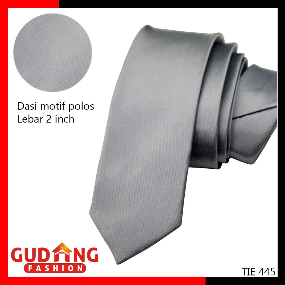 Dasi Panjang Polos Ukuran Slim / Slim Tie - Lebar 2&quot; (COMB)