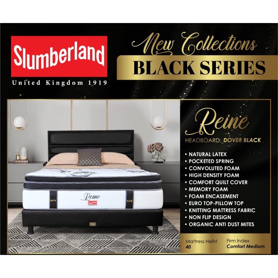 KASUR SPRINGBED - KASUR SPRING LATEX - REINE - SLUMBERLAND(KASUR SAJA)