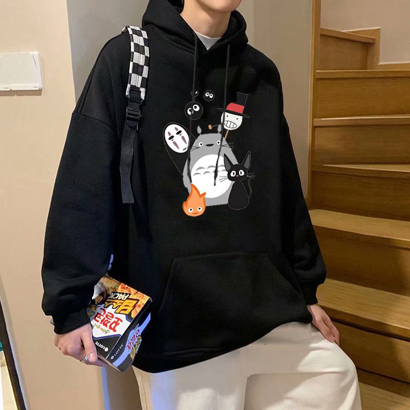 Sweater Hoodie Jumper Basic Anime Pria Wanita Sweeter Hoodies Karakter Animasi Kartun Jepang Kekinia