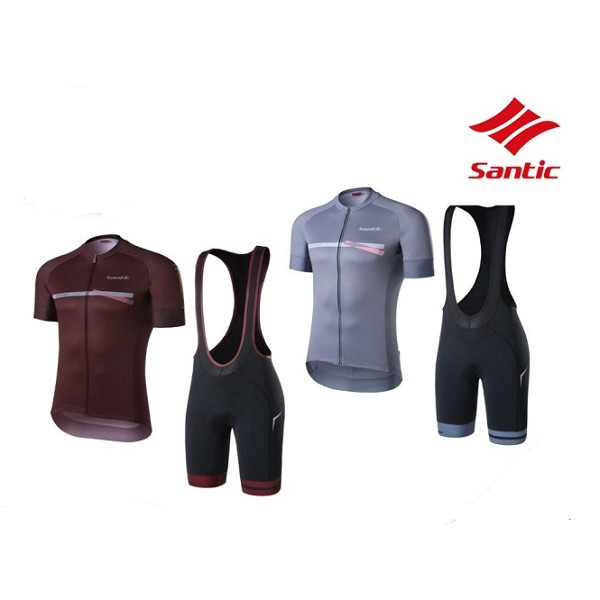 Setelan Jersey Sepeda SANTIC WM0CT081 Jersey Short Set Bike